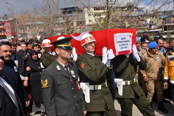 Afrin şehidi Orhan Sürmen'i on binler uğurladı 12