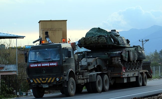 Tanklar Hatay'a ulaştı 1