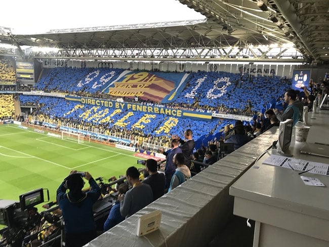 Sosyal medya Fenerbahçe'nin koreografisini konuşuyor 2