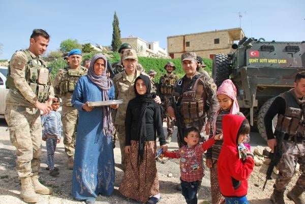 JÖH ve PÖH'ler, Afrin'de sivillerin dertlerini dinledi 5