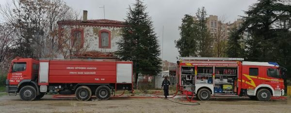 Milli Mücadele karargahı alev alev  yandı 2