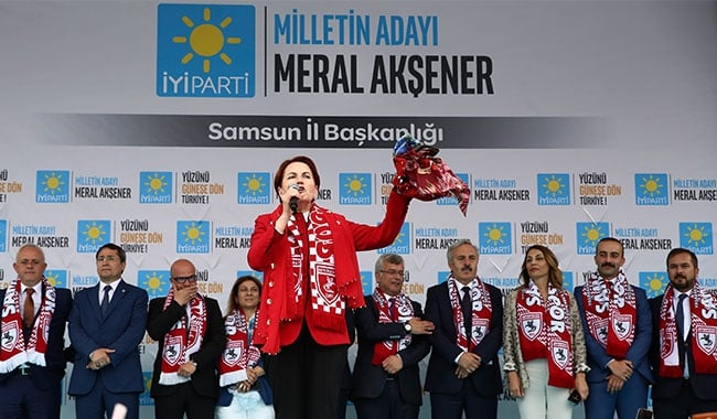 Samsun'da Meral Akşener izdihamı 12