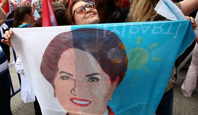 Samsun'da Meral Akşener izdihamı 2