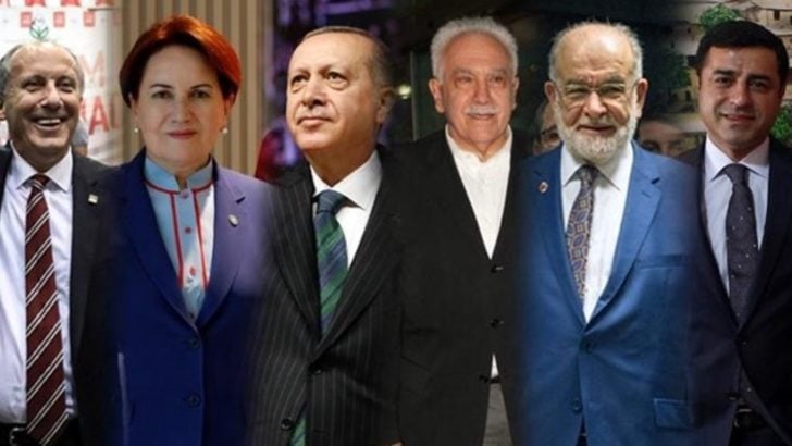 Tüm seçim anketi sonuçları: Sonar, Gezici, Metropoll, Mediar 1