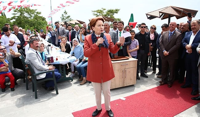 Akşener Ahlat'ta bayram sofrası kurdu 8