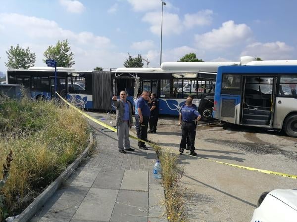 Ankara'da belediye otobüsleri çarpıştı: Ölü ve yaralılar var 2