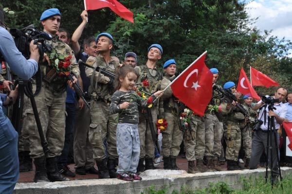 Gümüşhane'de kahramanlar böyle karşılandı 12