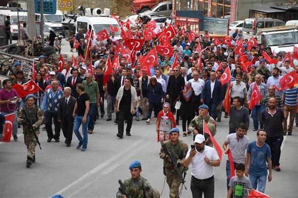 Gümüşhane'de kahramanlar böyle karşılandı 6