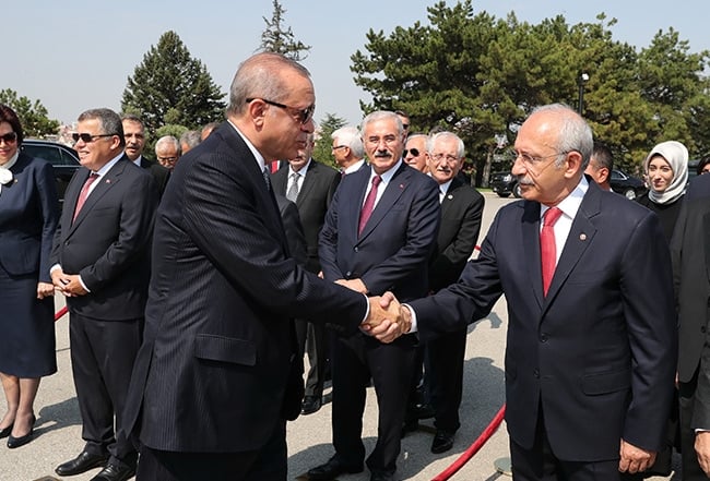 Devlet erkanı Anıtkabir'i ziyaret etti 7