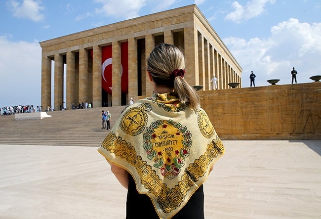 Anıtkabir'e ziyaretçi akını 5