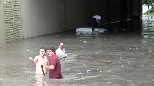 Hadımköy’de su baskını! 3