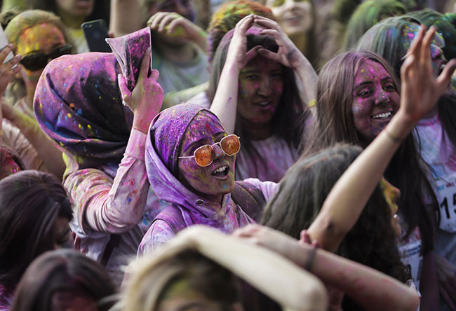 Ankara'da 'Renkli koşu festivali' dikkat çekti 5