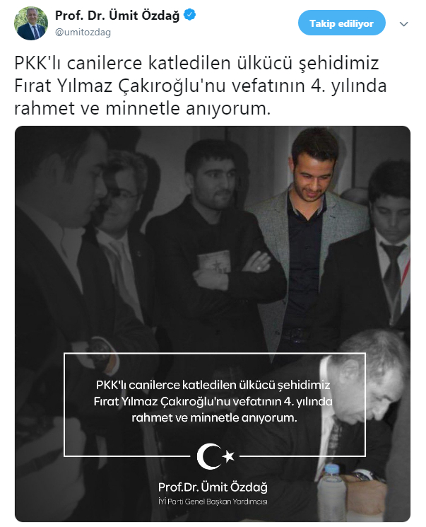 Fırat Yılmaz Çakıroğlu unutulmadı! 2