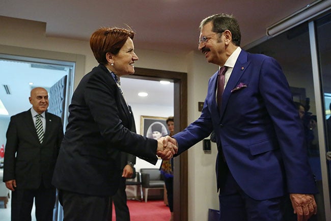 TOBB ve TESK'ten Akşener'e ziyaret 1