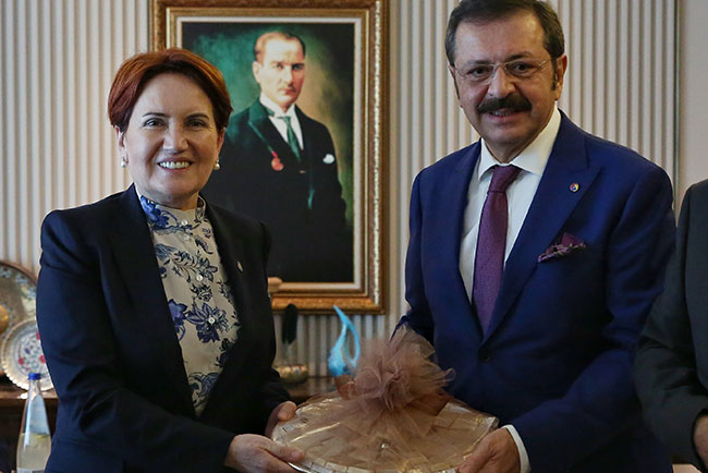 TOBB ve TESK'ten Akşener'e ziyaret 2