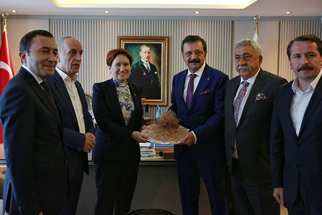 TOBB ve TESK'ten Akşener'e ziyaret 3