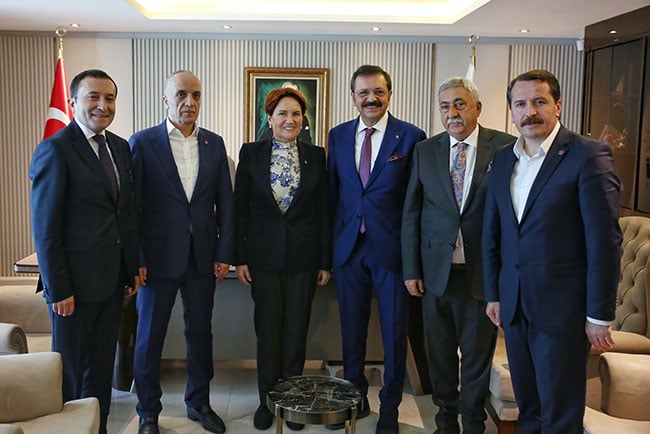 TOBB ve TESK'ten Akşener'e ziyaret 6