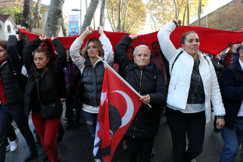 Dolmabahçe'ye akın ettiler 7