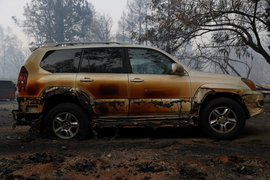 California’daki yangının fotoğrafları yayınlandı 2