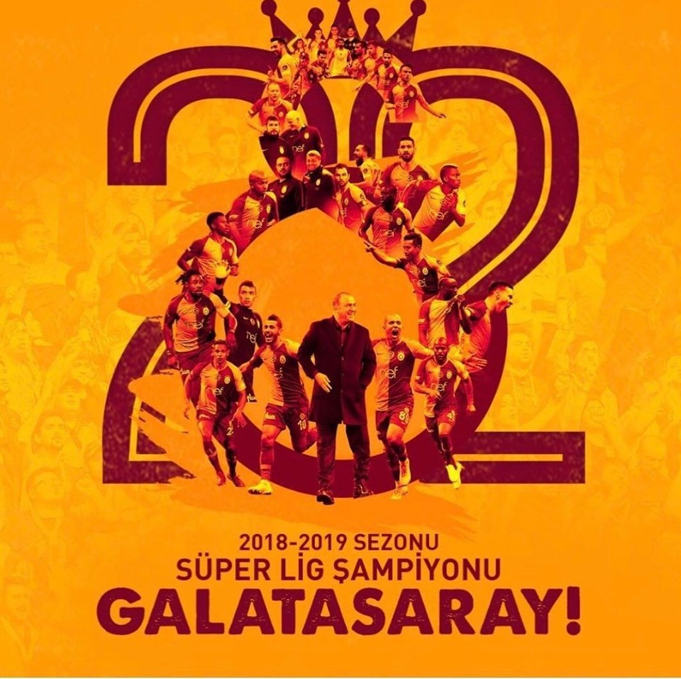 Galatasaray'ın şampiyonluğu ünlüler dünyasında geniş yankı buldu 4