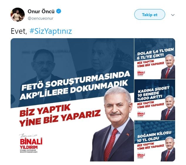 Sosyal medyada AKP'ye karşı "Siz Yaptınız" kampanyası 10