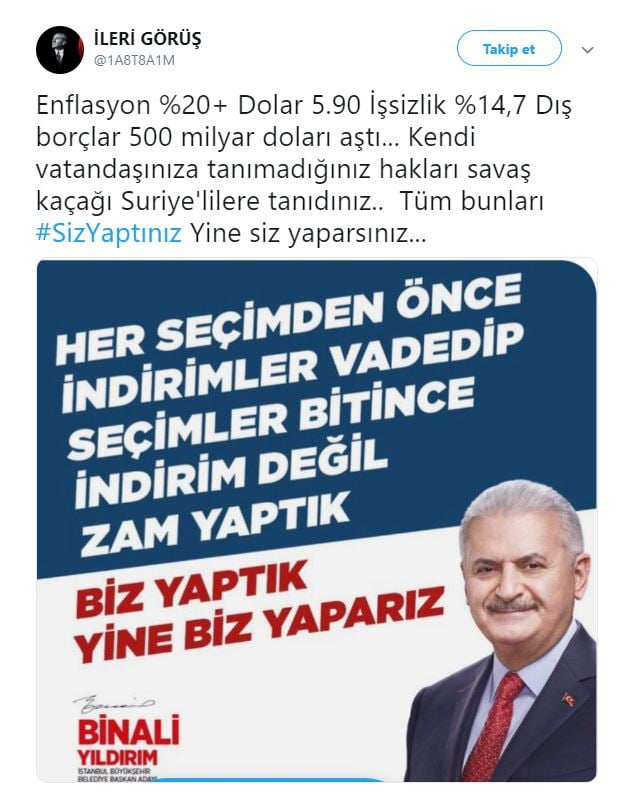 Sosyal medyada AKP'ye karşı "Siz Yaptınız" kampanyası 11