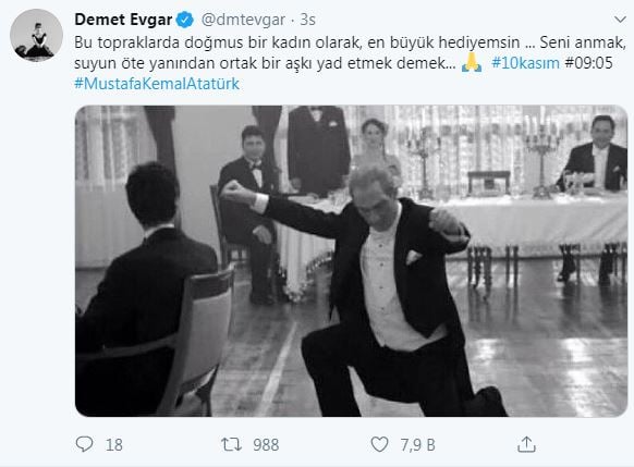 Ünlü isimler 10 Kasım'da Atatürk'ü böyle andı 1