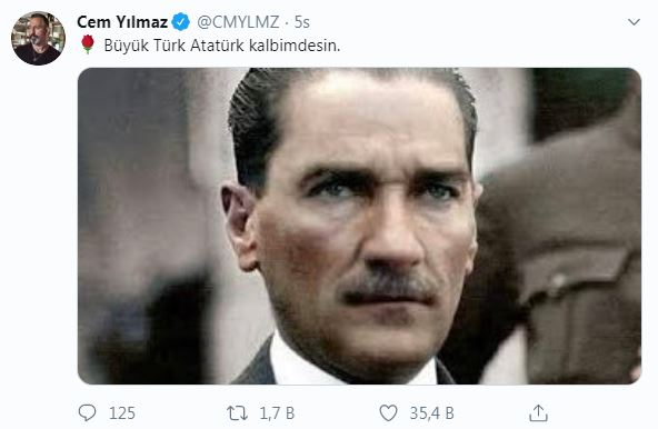 Ünlü isimler 10 Kasım'da Atatürk'ü böyle andı 3