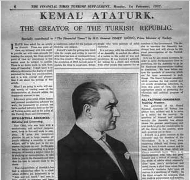 Dünya basını Atatürk’ün vefatını böyle görmüştü 11