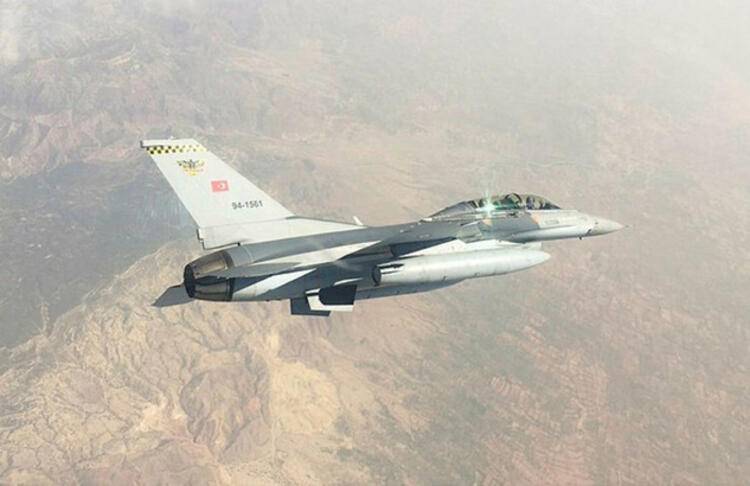 F-16'larımız tam savaş yüküyle havalandı 6