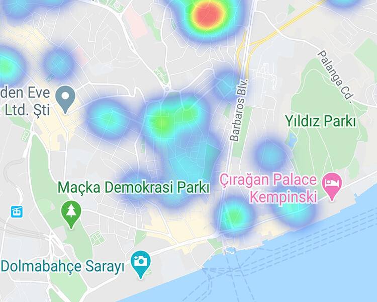 İstanbul'da korkutan tablo: İşte ilçe ilçe korona yoğunluk haritası 11