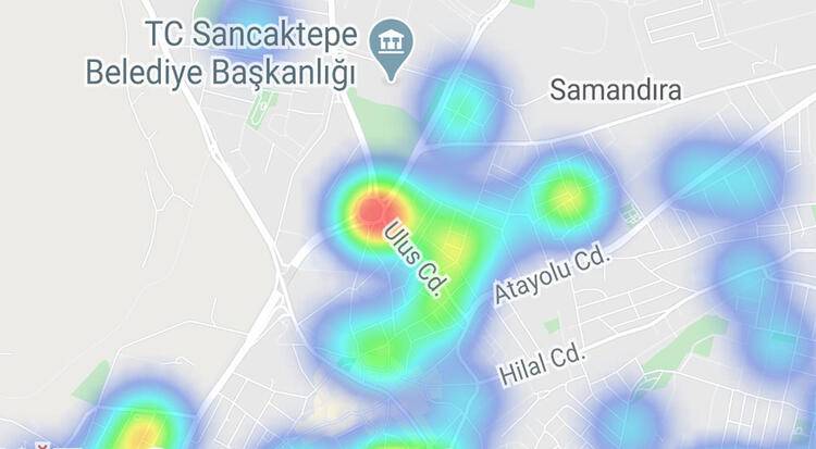 İstanbul'da korkutan tablo: İşte ilçe ilçe korona yoğunluk haritası 29