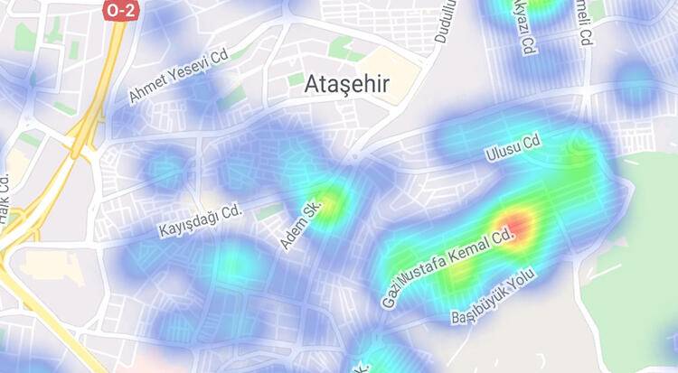 İstanbul'da korkutan tablo: İşte ilçe ilçe korona yoğunluk haritası 4