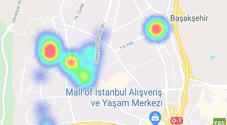 İstanbul'da korkutan tablo: İşte ilçe ilçe korona yoğunluk haritası 6