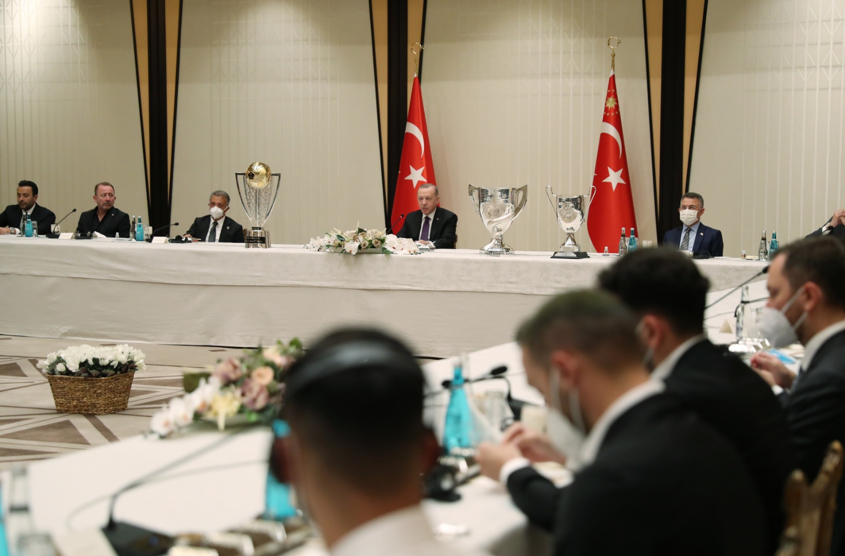 Erdoğan Beşiktaş heyetini kabul etti 8