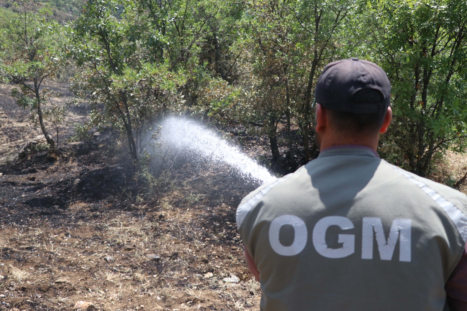 5 gün süren orman yangınında 30 hektar kül oldu 9
