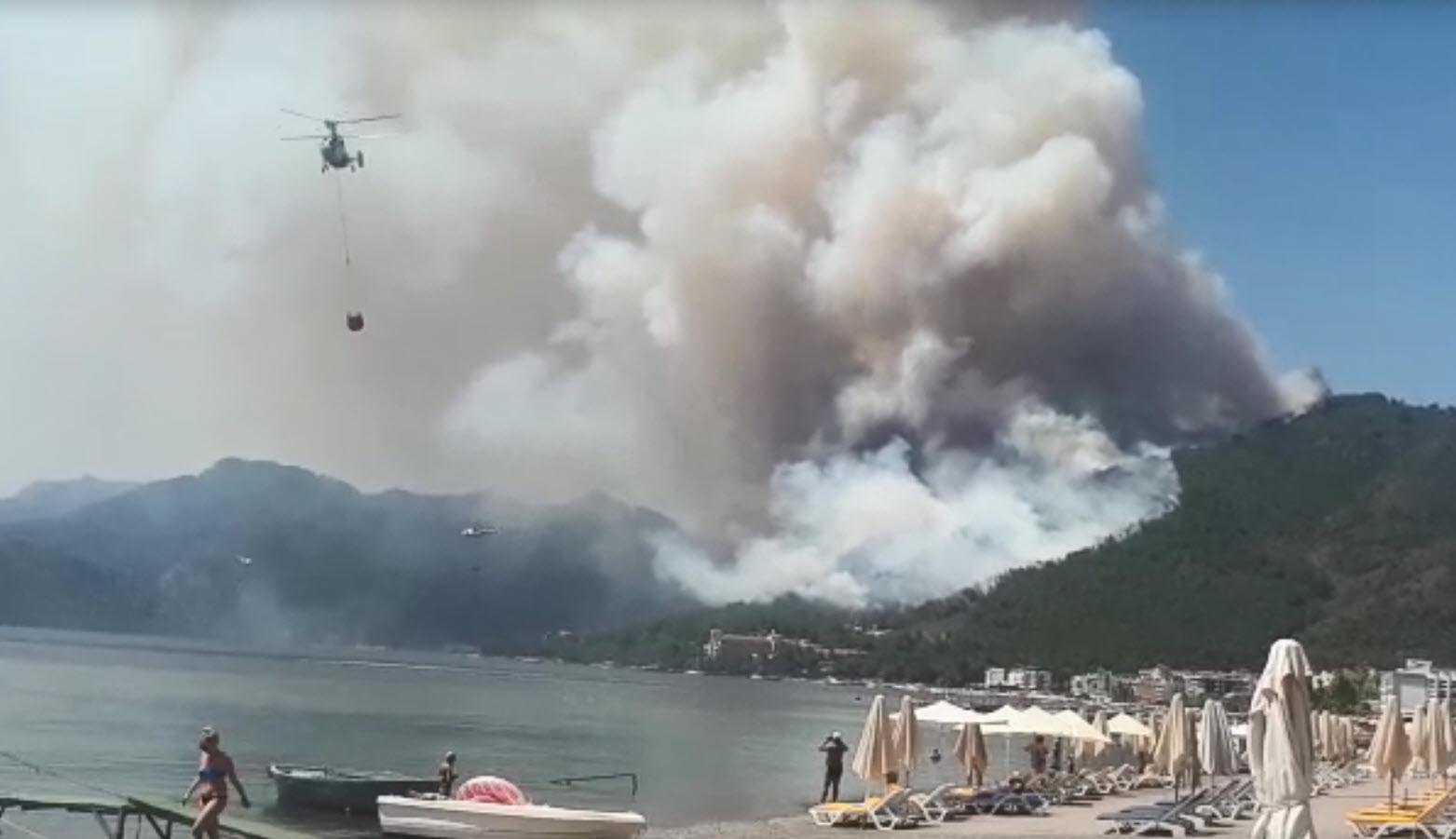 Marmaris'teki yangının yeni fotoğrafları ortaya çıktı 15