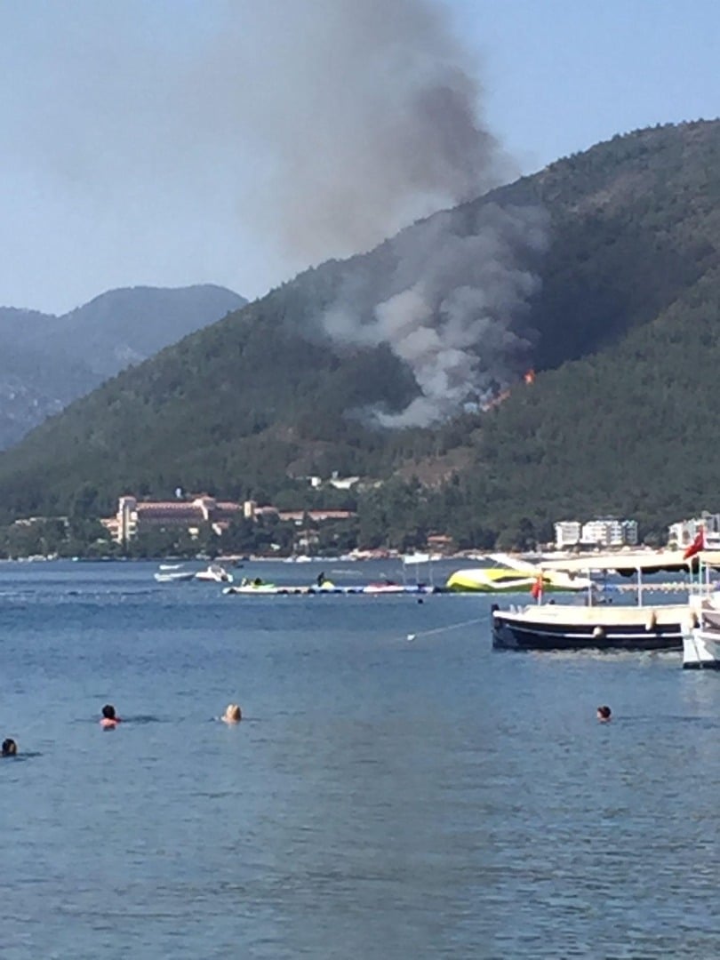 Marmaris'teki yangının yeni fotoğrafları ortaya çıktı 10