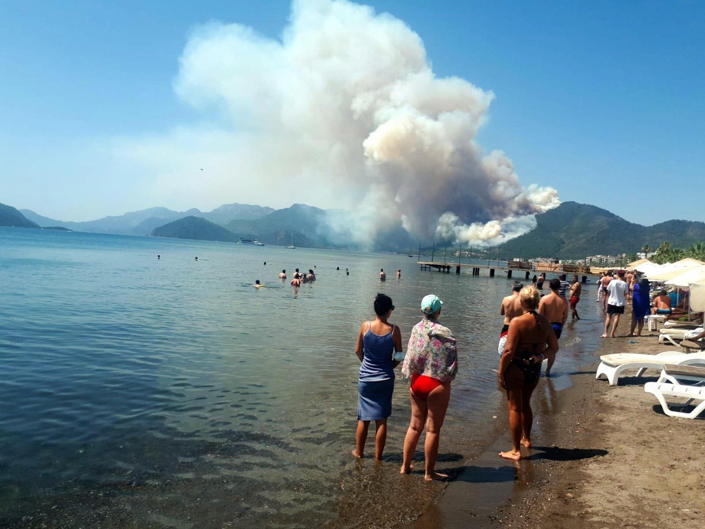 Marmaris'teki yangının yeni fotoğrafları ortaya çıktı 1