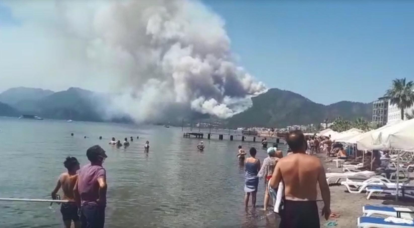 Marmaris'teki yangının yeni fotoğrafları ortaya çıktı 2