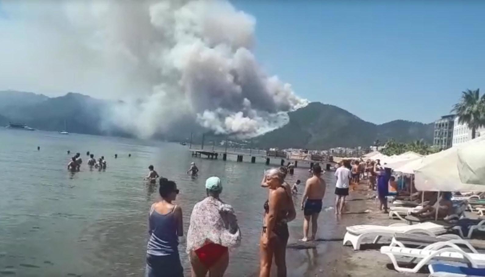 Marmaris'teki yangının yeni fotoğrafları ortaya çıktı 3