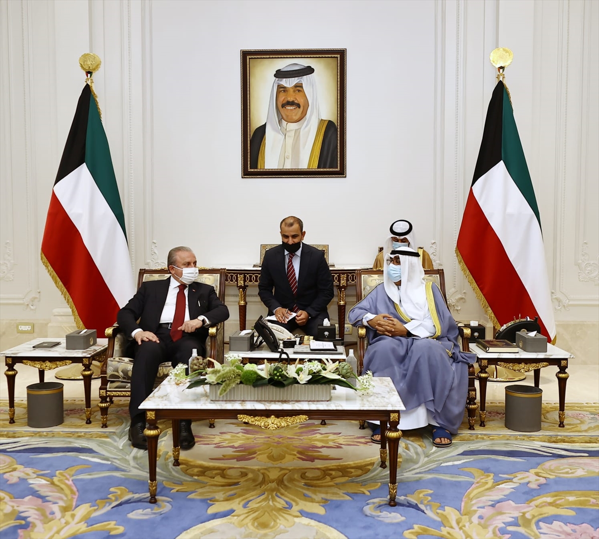 Meclis Başkanı Şentop Kuveyt Başbakanı ile görüştü 6