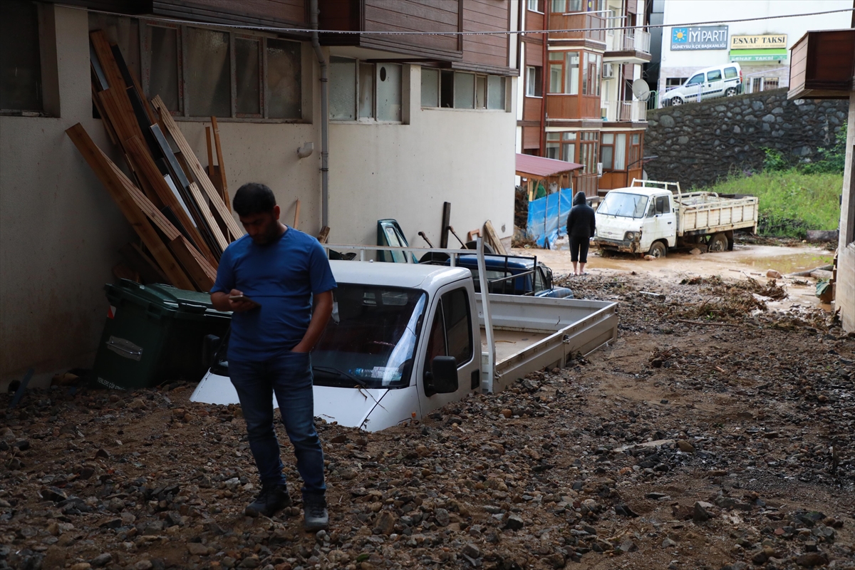 Rize'de selin korkunç boyutu gün ağarınca ortaya çıktı 35