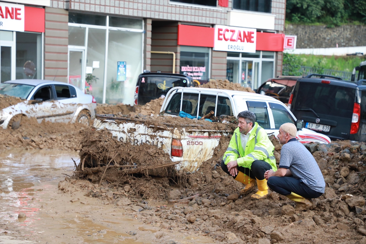 Rize'de selin korkunç boyutu gün ağarınca ortaya çıktı 34