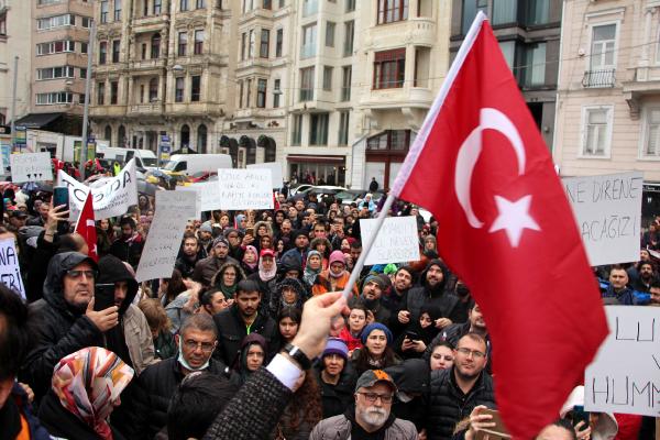 İstanbul'da develi protesto. Görenler gözlerine inanamadı 5