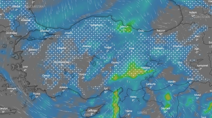 İstanbul'a karın bindireceği tarih belli oldu! Uydudan görüntülendi: Tüm Türkiye'yi esir alacak 2