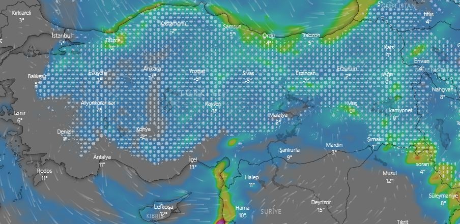 İstanbul'a karın bindireceği tarih belli oldu! Uydudan görüntülendi: Tüm Türkiye'yi esir alacak 4