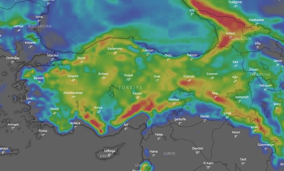 İstanbul'a karın bindireceği tarih belli oldu! Uydudan görüntülendi: Tüm Türkiye'yi esir alacak 1