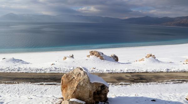 Salda Gölü'nde kış güzelliği 9