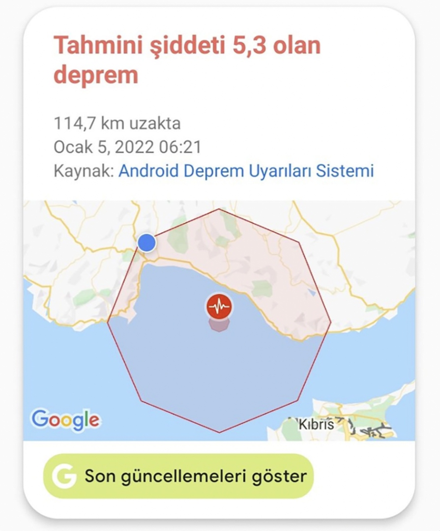 Flaş... Google, Antalya depremini önceden nasıl bildi. 5.3 diyerek bölge belirtti 1